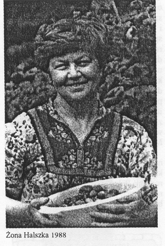 Żona Halszka 1988